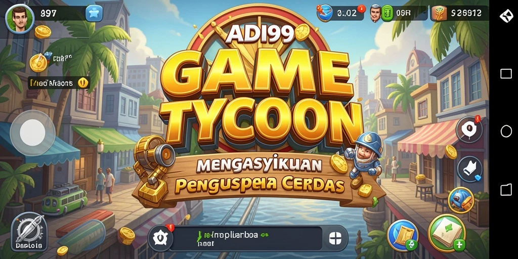 Tampilan gameplay ADI99 yang menarik dan penuh strategi Tycoon.