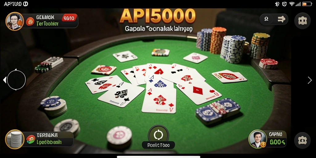 Screenshot gameplay Gaple yang interaktif dan seru.