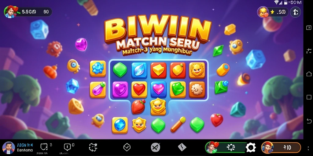 Tangkapan layar permainan BIWIN yang penuh warna dan menantang.