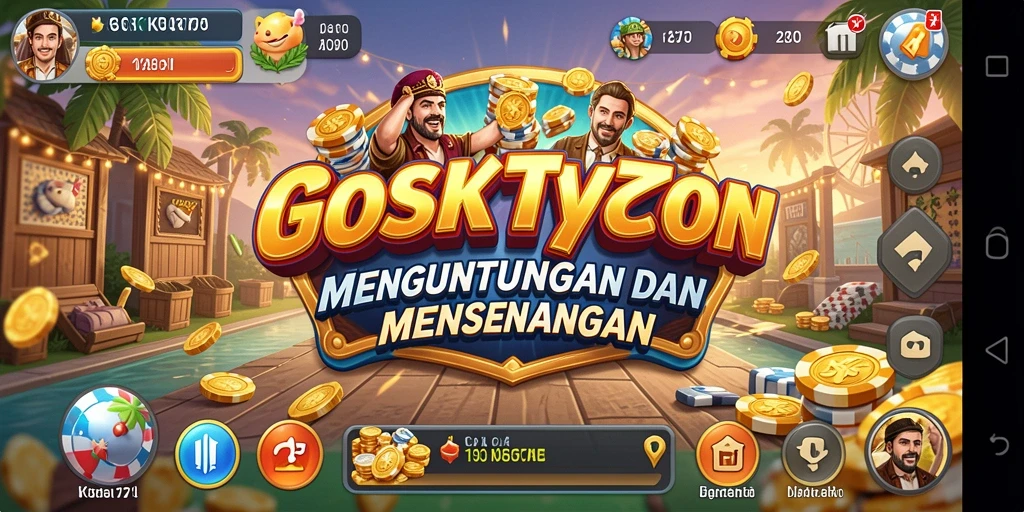 Tangkapan layar gameplay <strong>BOSKU777</strong> menunjukkan suasana bisnis yang dinamis.