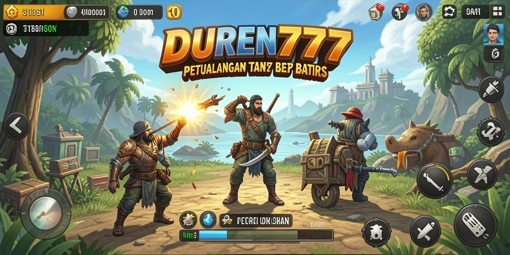Gameplay menarik DUREN777 di dunia Open World yang luas.
