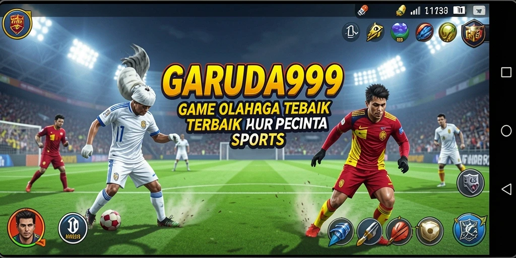 Tampilan gameplay dinamis dari GARUDA999 dalam pertandingan olahraga seru.
