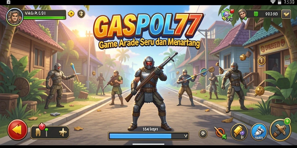 Tampilan seru gameplay GASPOL77 penuh tantangan.