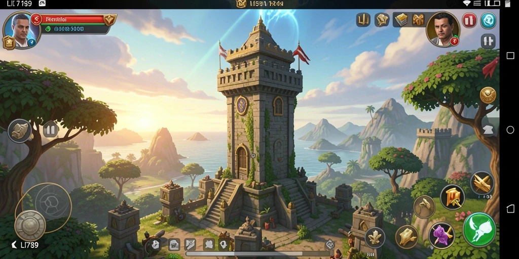 Tampilan gameplay LI789 yang menegangkan dan seru dalam Tower Defense.