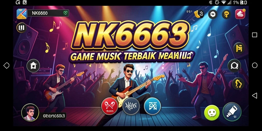 Gameplay NK666 yang interaktif dan menarik dalam game musik.