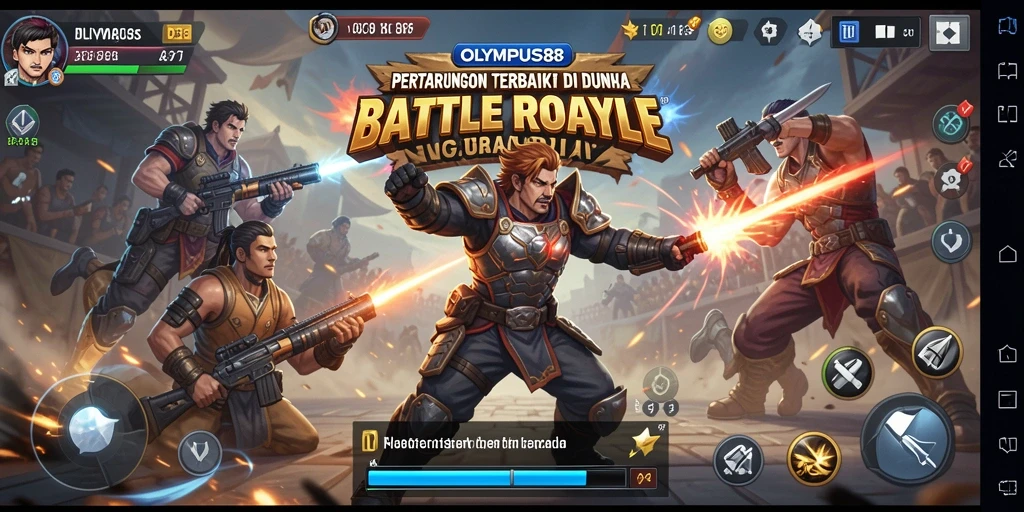 Tampilan gameplay mendebarkan dalam OLYMPUS88 saat pertempuran sengit berlangsung.