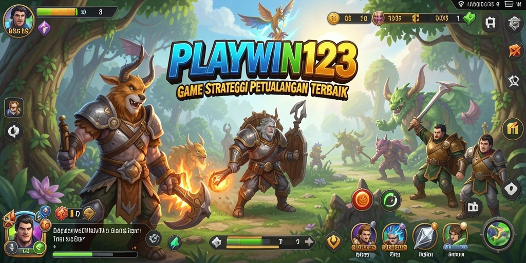 Tampilan gameplay menarik dari PLAYWIN123 dengan elemen strategi mendalam.