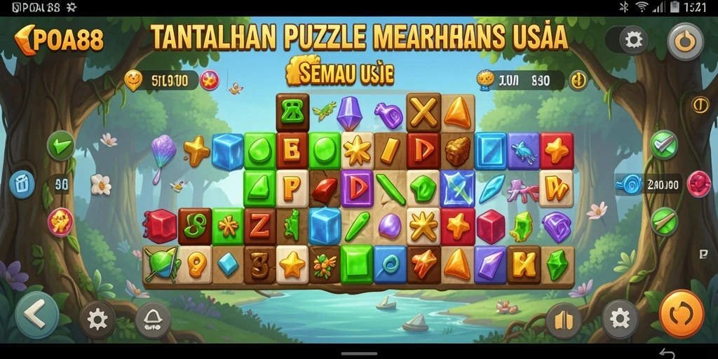 Screenshot gameplay POA88 menampilkan puzzle yang menarik dan menantang.