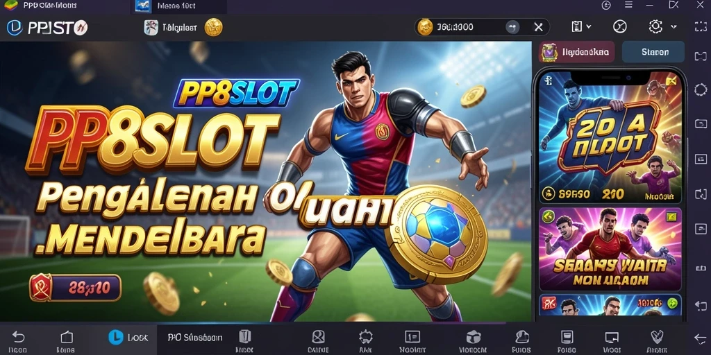Tampilan menarik dari gameplay PP8SLOT yang menampilkan pertandingan olahraga.