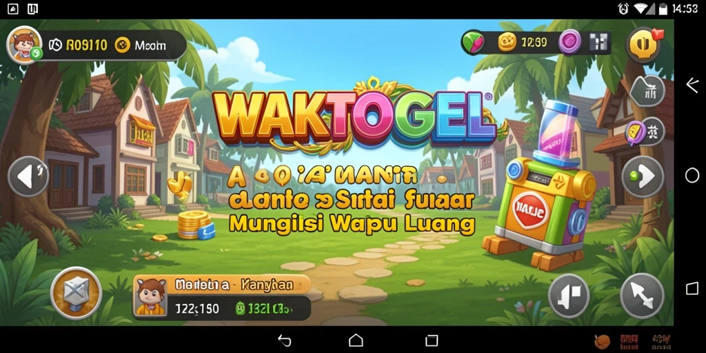Screenshot gameplay WAKTOGEL yang seru dan menghibur.
